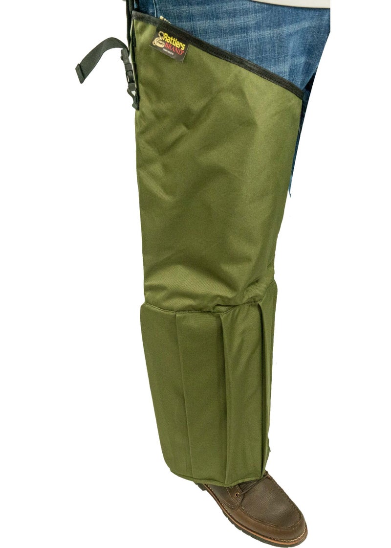 Boyt Harness Rattler Scaletech Snake Protection Chaps (Green, Regular/Regular) - Image 2